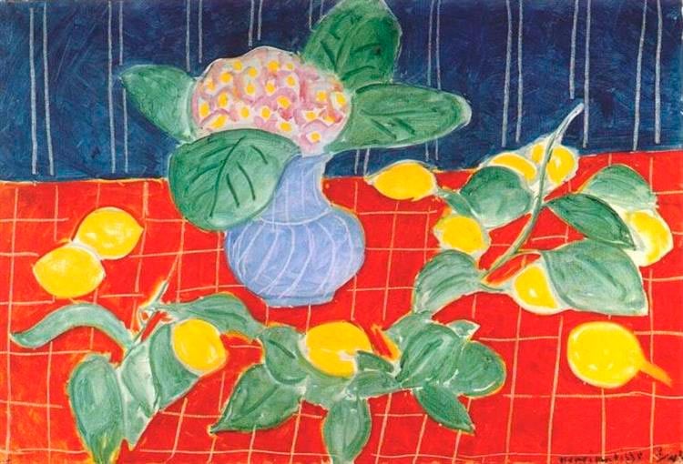 Lemons & Saxifrages by Henri Matisse